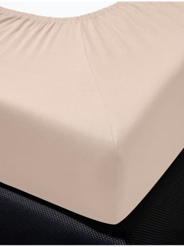 Irisette Prześcieradło dżersejowe w kolorze kremowym na gumce