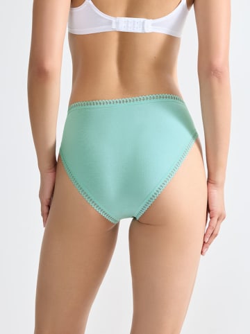 Sloggi 3-delige set: tailleslips "Crush High" turquoise/blauw