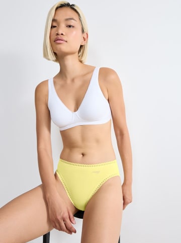 Sloggi Figi high waist (3 pary) "Crush High" w kolorze koralowo-żółtym