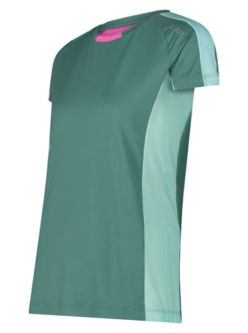 cmp Functioneel shirt groen/roze