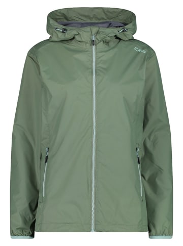 cmp Kurtka przeciwdeszczowa w kolorze zielonym