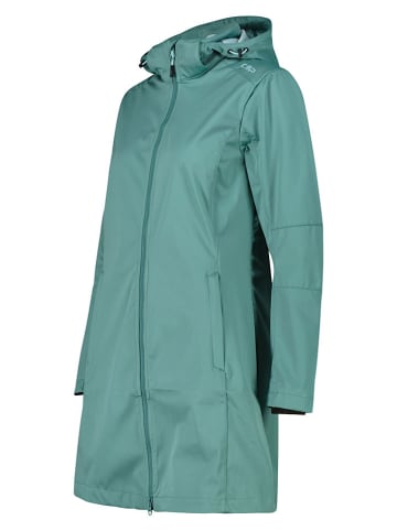 cmp Parka softshellowa w kolorze turkusowym