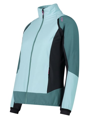 cmp Hybridjacke in Türkis/ Schwarz