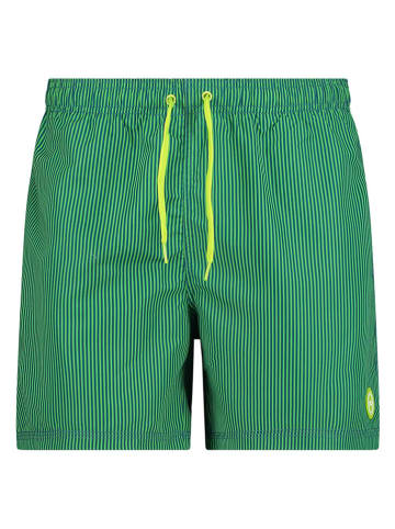 cmp Szorty kąpielowe w kolorze zielonym