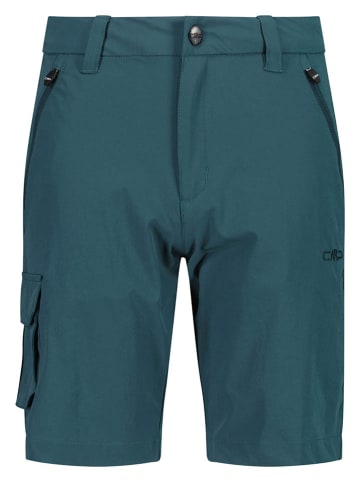 cmp Bermudy funkcyjne w kolorze ciemnozielonym