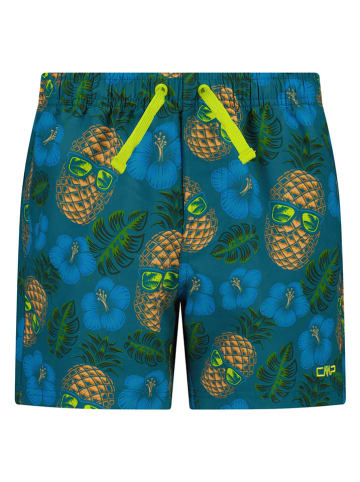 cmp Badeshorts in Blau/ Grün