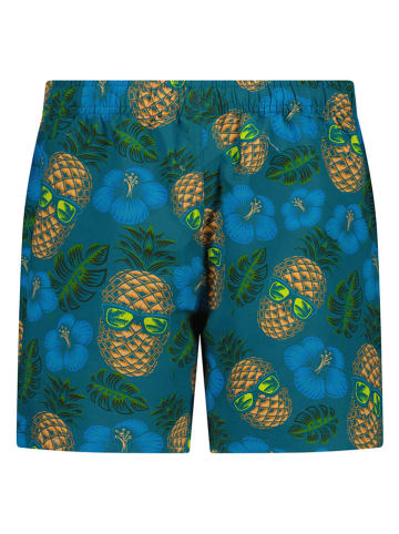cmp Badeshorts in Blau/ Grün