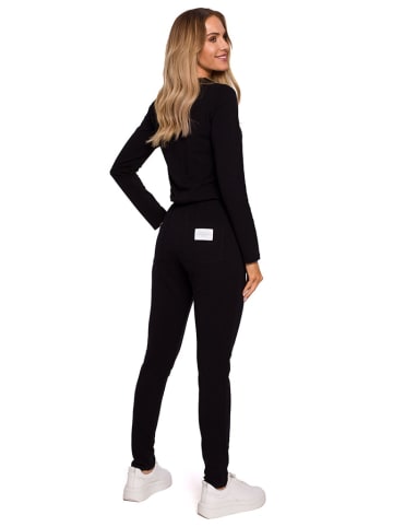 made of emotion Kombinezon w kolorze czarnym