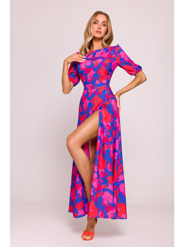 made of emotion Kleid in Dunkelblau/ Pink