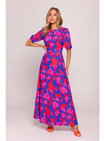 made of emotion Kleid in Dunkelblau/ Pink