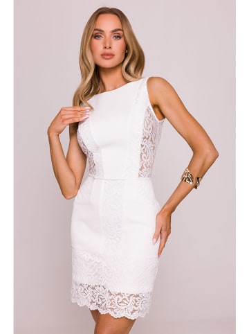 made of emotion Sukienka w kolorze białym