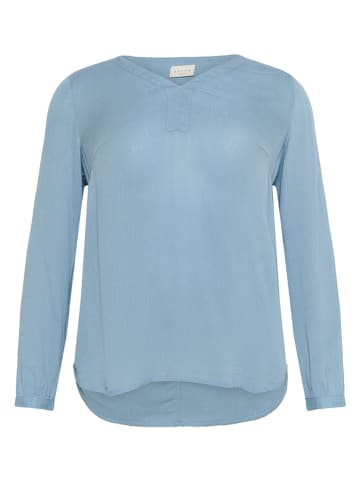 KAFFE curve Blouse lichtblauw