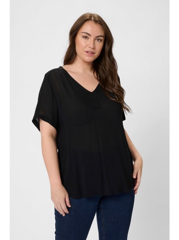 KAFFE curve Bluse in Schwarz