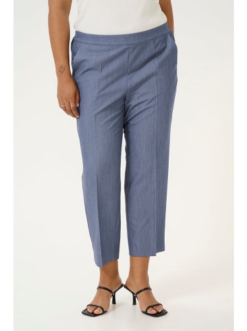 KAFFE curve Chinobroek blauw