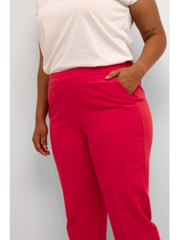 KAFFE curve Broek "Sakira" roze
