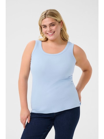 KAFFE curve Top in Hellblau