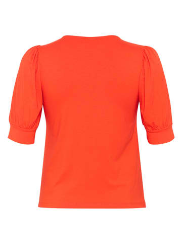 KAFFE curve Koszulka w kolorze pomarańczowym