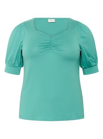 KAFFE curve Shirt in Türkis