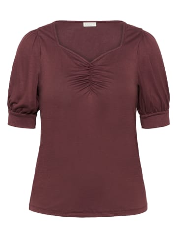 KAFFE curve Shirt in Bordeaux