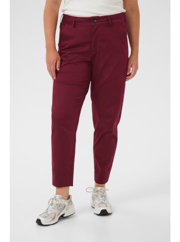 KAFFE curve Chino in Bordeaux