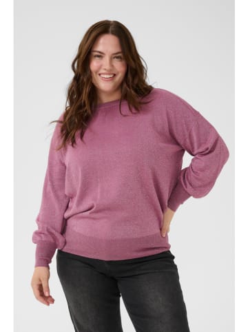 KAFFE curve Pullover in Beere