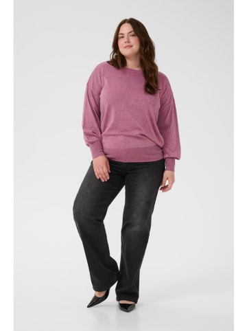 KAFFE curve Pullover in Beere