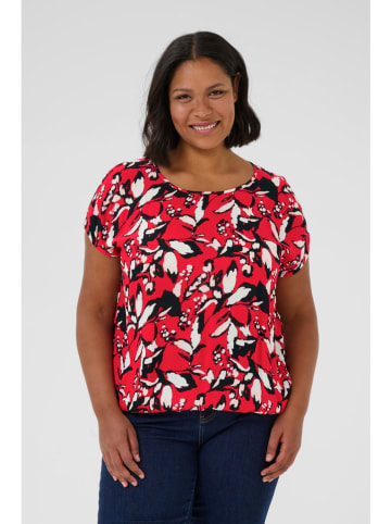 KAFFE curve Blouse rood/zwart