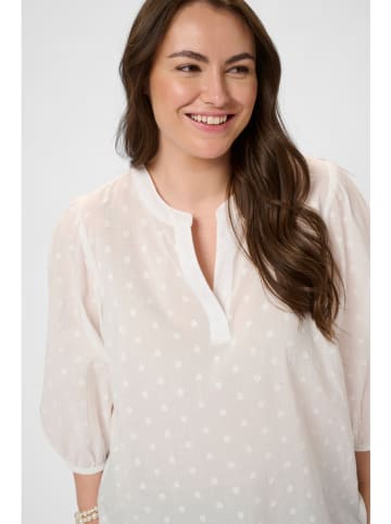 KAFFE curve Bluse in Creme