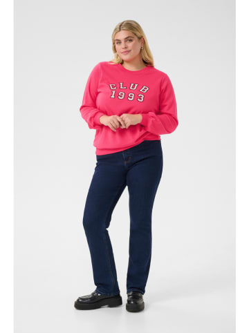 KAFFE curve Sweatshirt roze