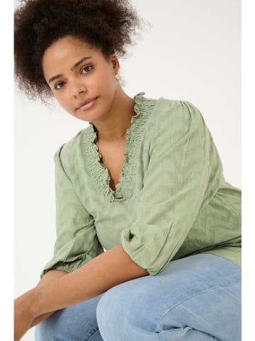 KAFFE curve Blouse groen