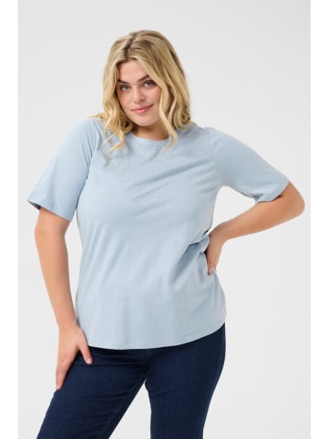 KAFFE curve Shirt in Hellblau