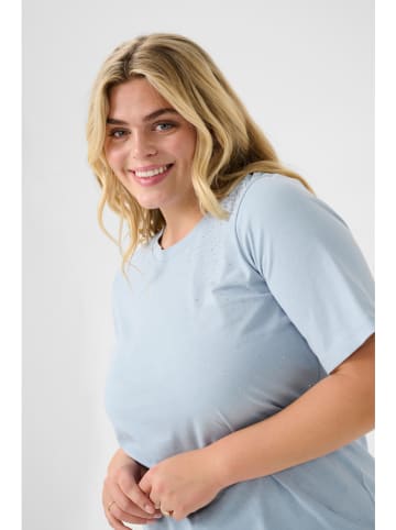 KAFFE curve Shirt in Hellblau