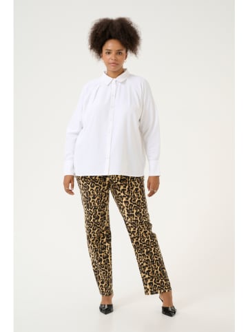 KAFFE curve Bluse in Weiß