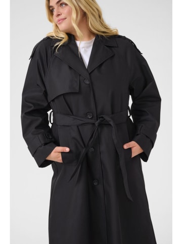 KAFFE curve Trenchcoat "Saliva" in Schwarz