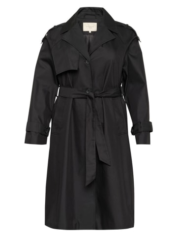 KAFFE curve Trenchcoat "Saliva" in Schwarz