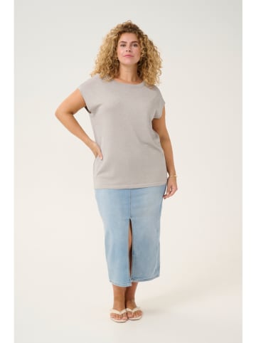 KAFFE curve Shirt in Grau