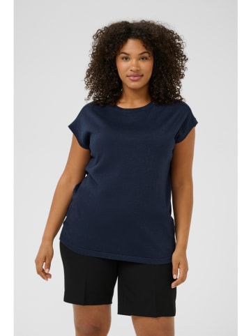 KAFFE curve Shirt in Dunkelblau
