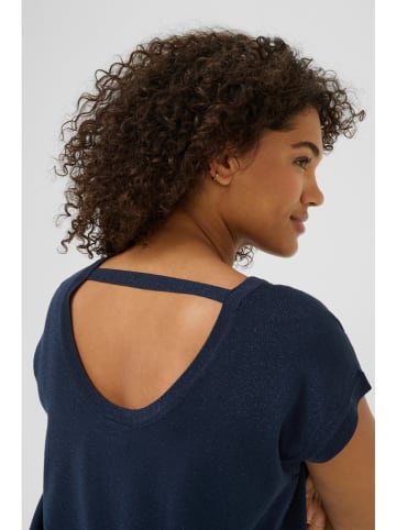 KAFFE curve Shirt in Dunkelblau