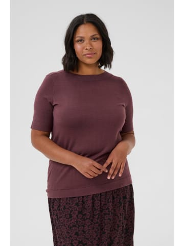 KAFFE curve Trui bordeaux