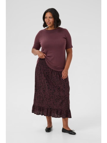 KAFFE curve Pullover in Bordeaux