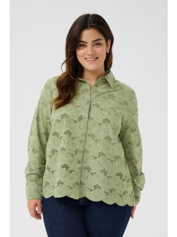 KAFFE curve Blouse groen
