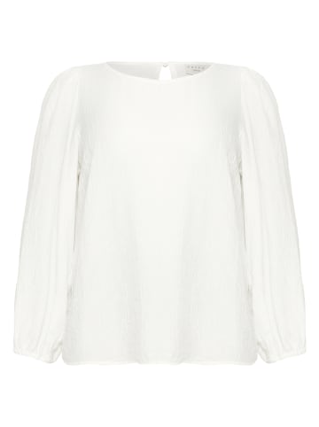 KAFFE curve Bluse in Weiß