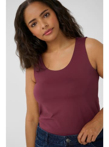 KAFFE curve Top "Erina" bordeaux