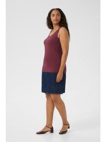 KAFFE curve Top "Erina" bordeaux