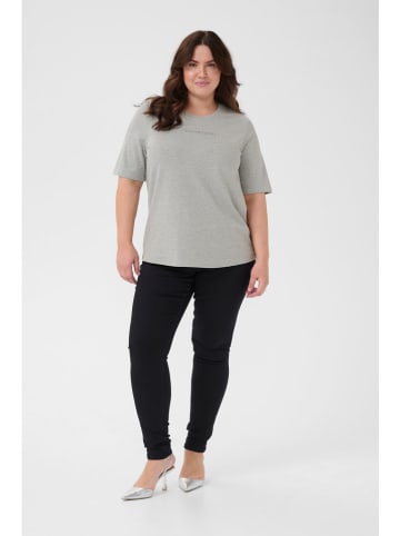 KAFFE curve Shirt "Lianica" grijs