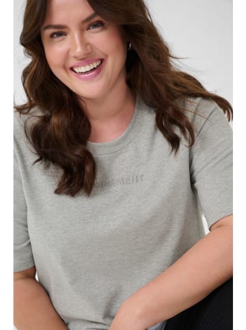 KAFFE curve Shirt "Lianica" in Grau