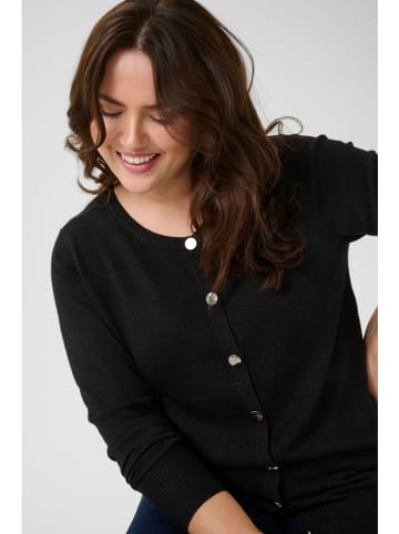 KAFFE curve Cardigan "Regina" in Schwarz