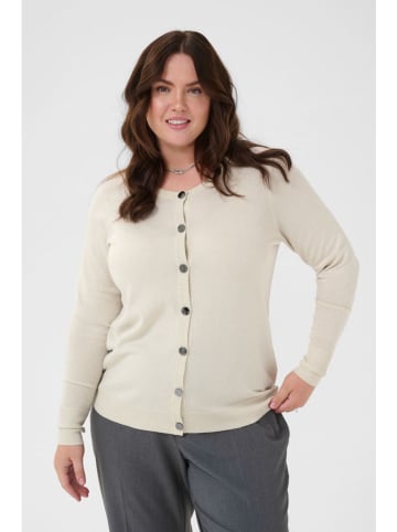 KAFFE curve Cardigan "Regina" in Creme