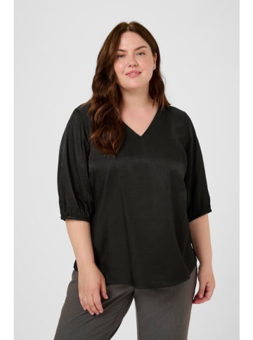 KAFFE curve Bluse "Ada" in Schwarz