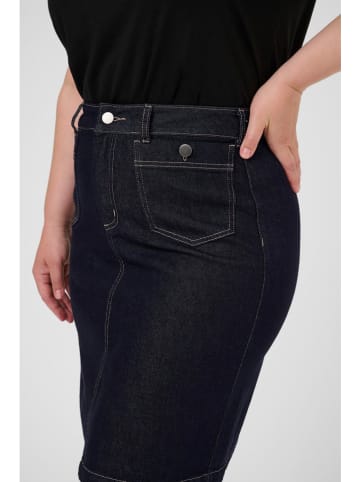 KAFFE curve Jeansrock "Croria" in Dunkelblau